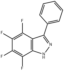 4,5,6,7-TETRAFLUORO-3-PHENYL-1H-INDAZOLE Struktur