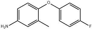 4-(4-FLUOROPHENOXY)-3-METHYLANILINE Struktur