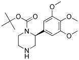 (S)-2-(3,4,5-TRIMETHOXY-PHENYL)-PIPERAZINE-1-CARBOXYLIC ACID TERT-BUTYL ESTER Struktur