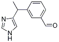 3-[1-(1H-IMIDAZOL-4-YL)-ETHYL]-BENZALDEHYDE Struktur