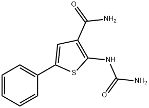 (5-PHENYL-2-UREIDO)THIOPHENE-3-CARBOXAMIDE Struktur