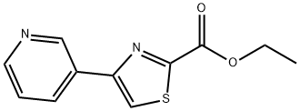 4-PYRIDIN-3-YL-THIAZOLE-2-CARBOXYLIC ACID ETHYL ESTER Struktur