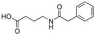 4-PHENYLACETYLAMINO-BUTYRIC ACID Struktur