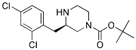 (R)-3-(2,4-DICHLORO-BENZYL)-PIPERAZINE-1-CARBOXYLIC ACID TERT-BUTYL ESTER Struktur