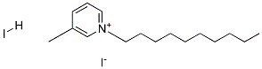 N-N-DECYLNICOTINIUM IODIDE HYDRIODIDE Struktur