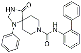 N-BIPHENYL-2-YL-4-OXO-1-PHENYL-1,3,8-TRIAZASPIRO[4.5]DECANE-8-CARBOXAMIDE Struktur