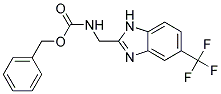 (5-TRIFLUOROMETHYL-1H-BENZIMIDAZOL-2-YLMETHYL)-CARBAMIC ACID BENZYL ESTER Struktur