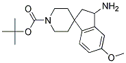 TERT-BUTYL 3-AMINO-5-METHOXY-2,3-DIHYDROSPIRO[INDENE-1,4'-PIPERIDINE]-1'-CARBOXYLATE Struktur