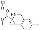 METHYL 5-FLUORO-1A,2,3,7B-TETRAHYDRO-1H-CYCLOPROPA[C]ISOQUINOLINE-1A-CARBOXYLATE HYDROCHLORIDE Struktur