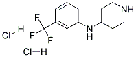 PIPERIDIN-4-YL-(3-TRIFLUOROMETHYL-PHENYL)-AMINE DIHYDROCHLORIDE Struktur