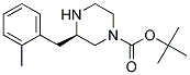 (R)-3-(2-METHYL-BENZYL)-PIPERAZINE-1-CARBOXYLIC ACID TERT-BUTYL ESTER Struktur