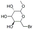 (3S,5S)-2-BROMOMETHYL-6-METHOXY-TETRAHYDRO-PYRAN-3,4,5-TRIOL Struktur