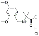 METHYL 4,6-DIMETHOXY-1A,2,3,7B-TETRAHYDRO-1H-CYCLOPROPA[C]ISOQUINOLINE-1A-CARBOXYLATE HYDROCHLORIDE Struktur