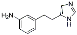 3-[2-(3H-IMIDAZOL-4-YL)-ETHYL]-PHENYLAMINE Struktur