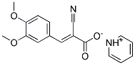 PYRIDINIUM 2-CYANO-3-(3,4-DIMETHOXYPHENYL)ACRYLATE Struktur