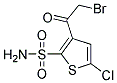 3-(2-BROMO-ACETYL)-5-CHLORO-THIOPHENE-2-SULFONIC ACID AMIDE Struktur