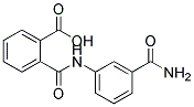 N-(3-CARBAMOYL-PHENYL)-PHTHALAMIC ACID Struktur