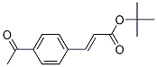 (E)-3-(4-ACETYL-PHENYL)-ACRYLIC ACID TERT-BUTYL ESTER Struktur