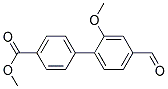 4'-FORMYL-2'-METHOXY-BIPHENYL-4-CARBOXYLIC ACID METHYL ESTER Struktur