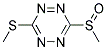 3-METHANESULFINYL-6-METHYLSULFANYL-[1,2,4,5]TETRAZINE Struktur