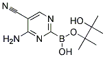 5-CYANO-4-AMINOPYRIMIDINE-2-BORONIC ACID PINACOL ESTER Struktur