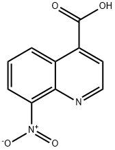 8-NITROQUINOLINE-4-CARBOXYLIC ACID Struktur