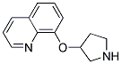 8-(3-PYRROLIDINYLOXY)QUINOLINE Struktur