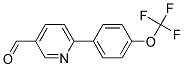 6-(4-TRIFLUOROMETHOXY-PHENYL)-PYRIDINE-3-CARBALDEHYDE Struktur