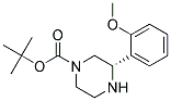 (S)-3-(2-METHOXY-PHENYL)-PIPERAZINE-1-CARBOXYLIC ACID TERT-BUTYL ESTER Struktur