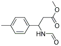 METHYL-3-FORMYLAMINO-3-(4-METHYLPHENYL)PROPIONATE Struktur