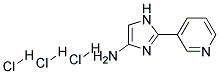 2-PYRIDIN-3-YL-1H-IMIDAZOL-4-YLAMINE 3HCL Struktur