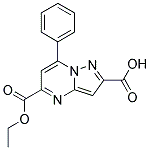 7-PHENYLPYRAZOLO[1,5-A]PYRIMIDINE-2,5-DICARBOXYLIC ACID 5-ETHYL ESTER Struktur