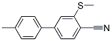 4'-METHYL-3-METHYLSULFANYL-BIPHENYL-4-CARBONITRILE Struktur