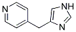 4-(1H-IMIDAZOL-4-YLMETHYL)-PYRIDINE Struktur