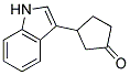 3-(1H-INDOL-3-YL)-CYCLOPENTANONE Struktur