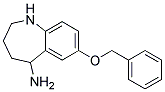 7-BENZYLOXY-2,3,4,5-TETRAHYDRO-1H-BENZO[B]AZEPIN-5-YLAMINE Struktur