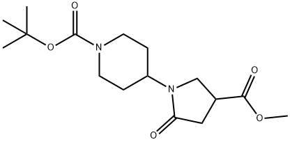 4-[4-(メトキシカルボニル)-2-オキソ-1-ピロリジニル]テトラヒドロ-1(2H)-ピリジンカルボン酸TERT-ブチル price.