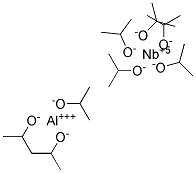 NIOBIUM ALUMINUM-I-PROPOXIDE Struktur