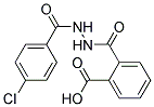 2-[N'-(4-CHLORO-BENZOYL)-HYDRAZINOCARBONYL]-BENZOIC ACID Struktur