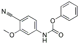 (4-CYANO-3-METHOXY-PHENYL)-CARBAMIC ACID PHENYL ESTER Struktur