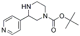 3-PYRIDIN-4-YL-PIPERAZINE-1-CARBOXYLIC ACID TERT-BUTYL ESTER Struktur