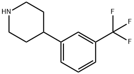 4-[3-(TRIFLUOROMETHYL)PHENYL]PIPERIDINE Struktur