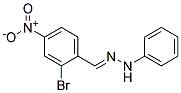 N-(2-BROMO-4-NITRO-BENZYLIDENE)-N'-PHENYL-HYDRAZINE Struktur