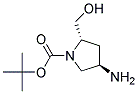 (2S,4R)-1-BOC-2-HYDROXYMETHYL-4-AMINO PYRROLIDINE Struktur