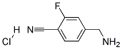 4-(AMINOMETHYL)-2-FLUOROBENZONITRILE HYDROCHLORIDE Struktur