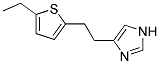 4-[2-(5-ETHYL-THIOPHEN-2-YL)-ETHYL]-1H-IMIDAZOLE Struktur