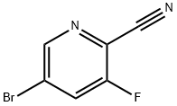 5-Bromo-3-fluoro-pyridine-2-carbonitrile Struktur