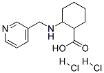 2-[(PYRIDIN-3-YLMETHYL)-AMINO]-CYCLOHEXANECARBOXYLIC ACID DIHYDROCHLORIDE Struktur