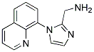 C-(1-QUINOLIN-8-YL-1H-IMIDAZOL-2-YL)-METHYLAMINE Struktur