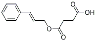 SUCCINIC ACID MONO-(3-PHENYL-ALLYL) ESTER Struktur